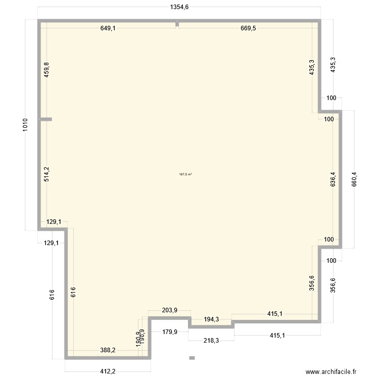 PLAM DE MAS. Plan de 1 pièce et 198 m2