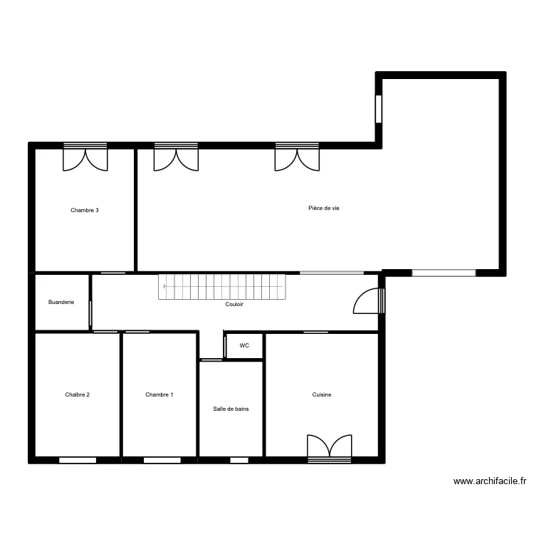OLLIER - Maison. Plan de 9  et 127 m²