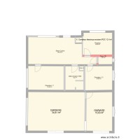 Appartement du RDC origine avec Garage et futur zone modifiée en appartement