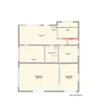 Appartement du RDC origine avec Garage et futur zone modifi&eacute;e en appartement