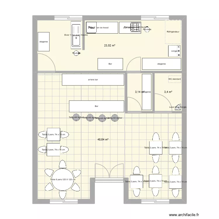 cher rachel 1. Plan de 4  et 79 m²