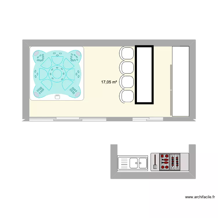 annex M. Plan de 1  et 17 m²