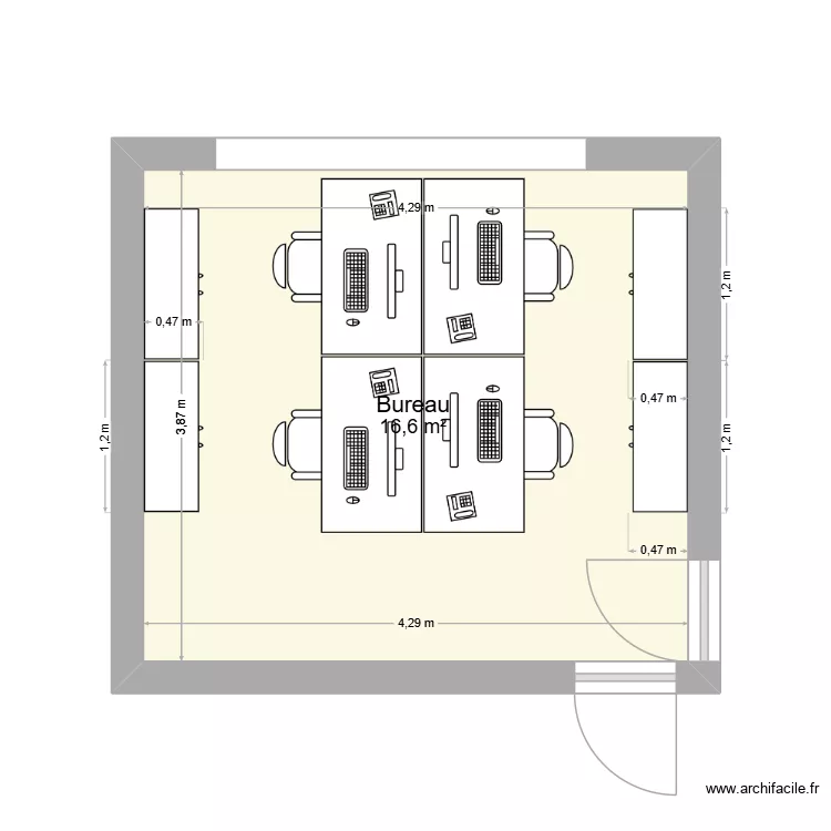 magne palmer. Plan de 1 et 17 m² magne palmer. Plan de 1 et 17 m²