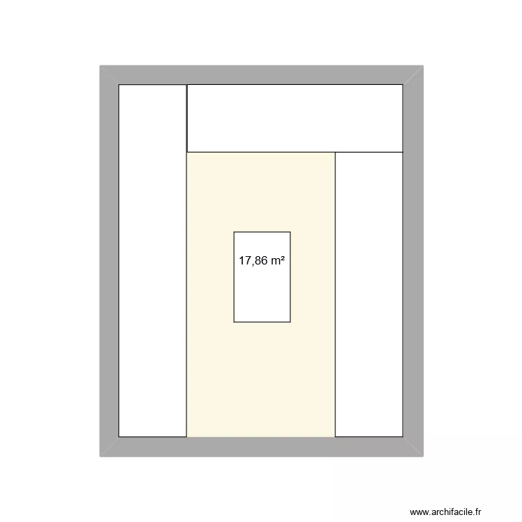 Salon Topine. Plan de 