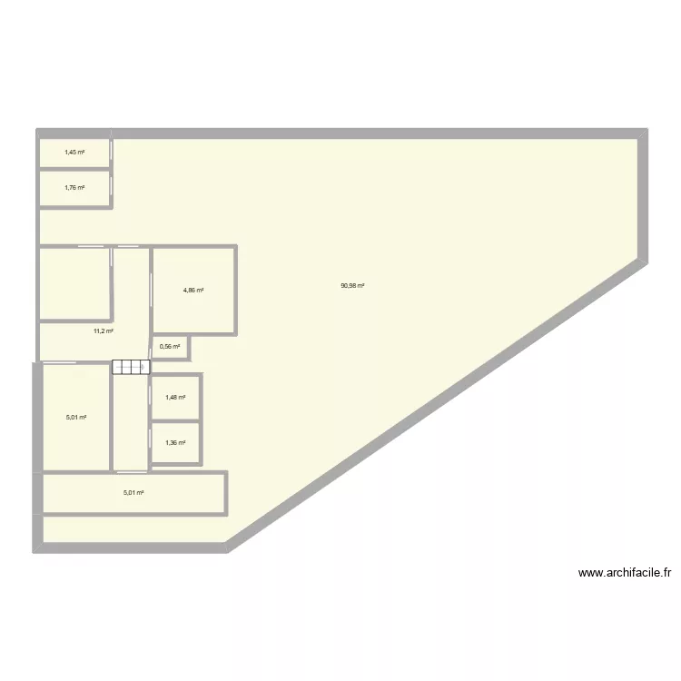 devis. Plan de 10  et 124 m²