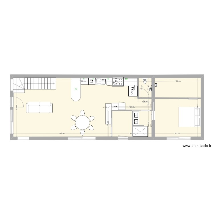 Villa 2 ECL Tamisés Cuisine. Plan de 0 pièce et 0 m2