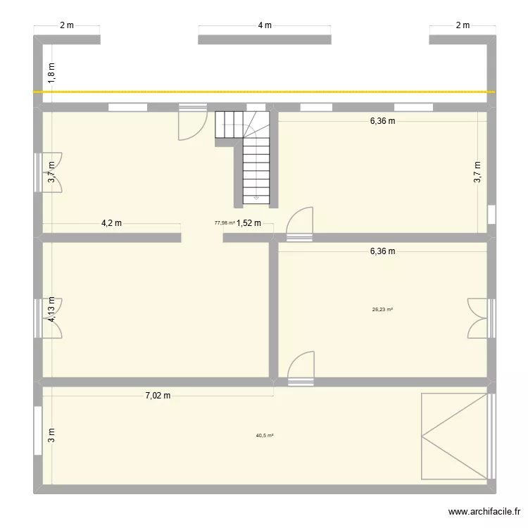 sous sol. Plan de 3 et 145 m² sous sol. Plan de 3 et 145 m²
