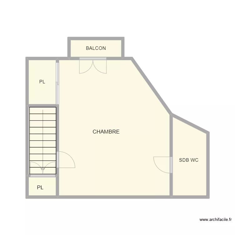 BONNET AIMARGUYES ETAGE. Plan de 6  et 29 m²