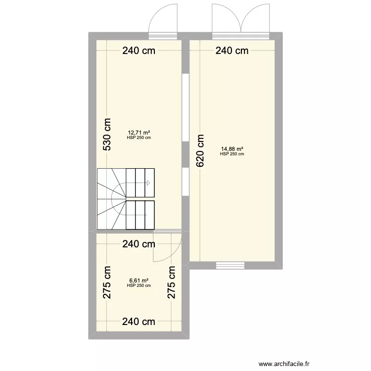 maison. Plan de 