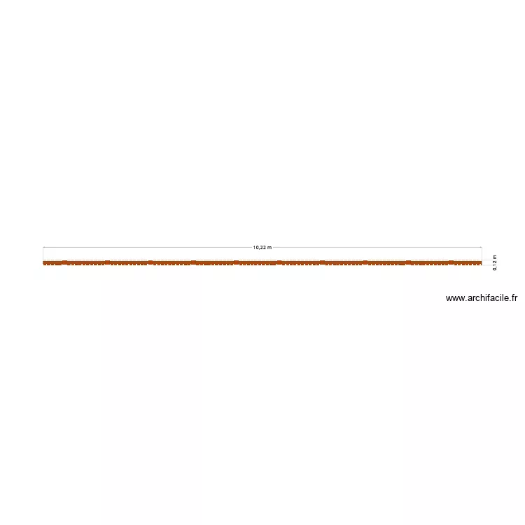 palissade. Plan de palissade. Plan de