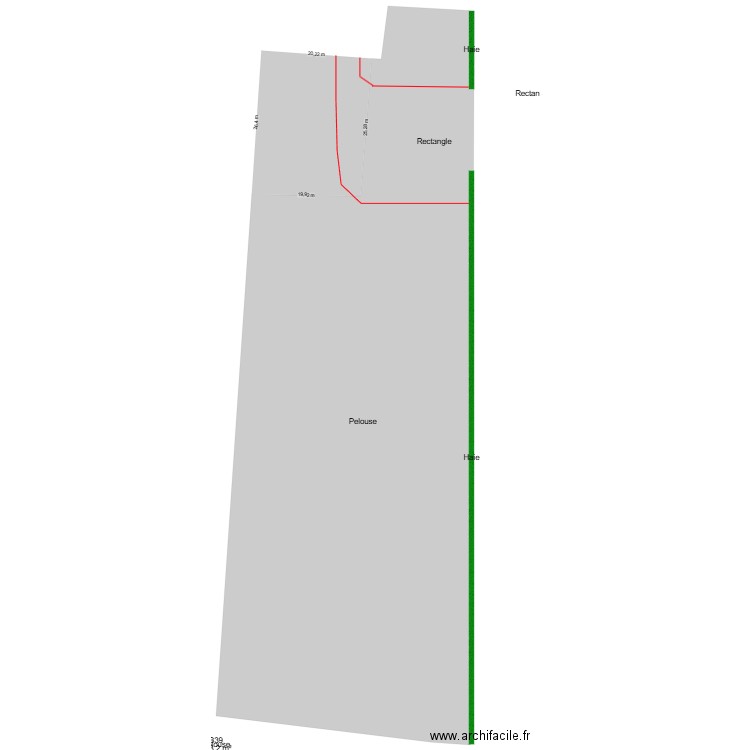 plan de masse. Plan de 0 pièce et 0 m2