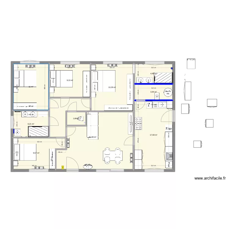 futur disposition + meuble v2. Plan de 