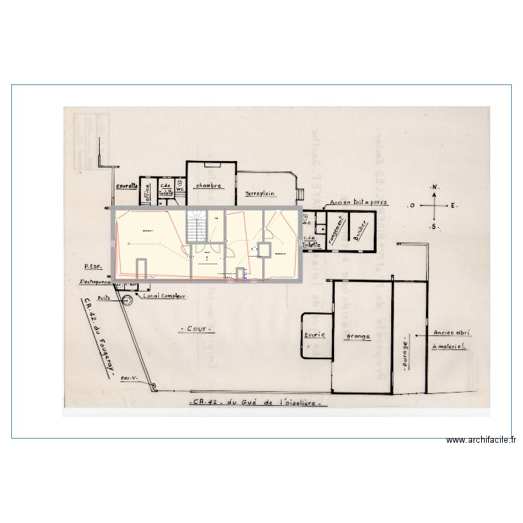 Boulay. Plan de 0 pièce et 0 m2