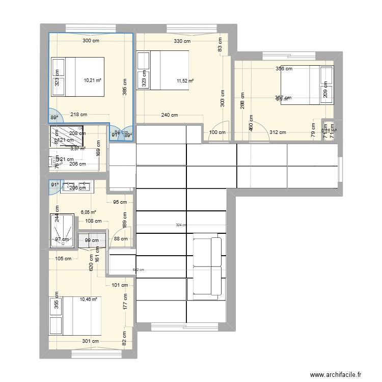 calpinage. Plan de 0 pièce et 0 m2