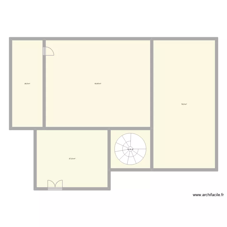 FALILOU. Plan de 5 pièces et 231 m² FALILOU. Plan de 5 pièces et 231 m²