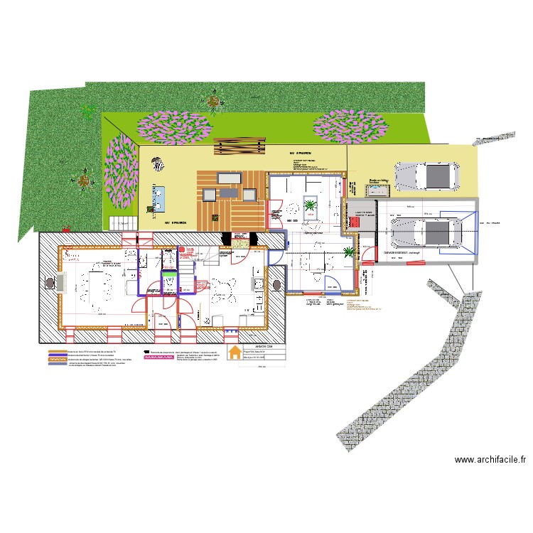 BOY Catherine. Plan de 20 pièces et 477 m2