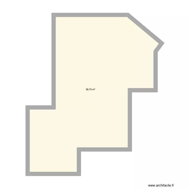 maison. Plan de 1 Pièce et 59 m² maison. Plan de 1 Pièce et 59 m²