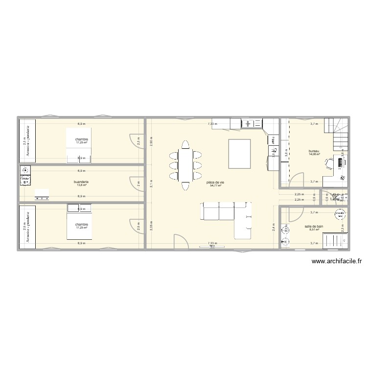 futur maison. Plan de 0 pièce et 0 m2