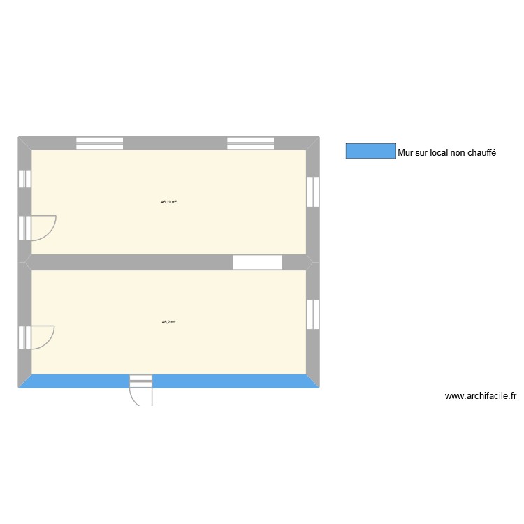 gaudey. Plan de 0 pièce et 0 m2