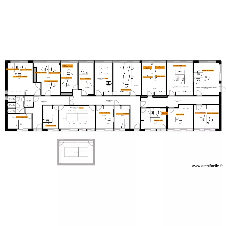 Albi Pélissier bât F - Projet v3. Plan de Albi Pélissier bât F - Projet v3. Plan de
