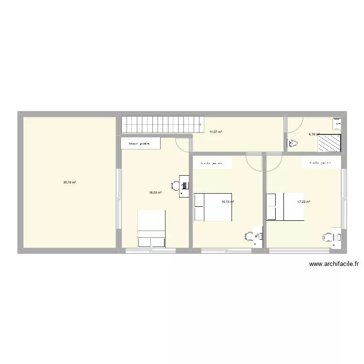 Etage Smain V2. Plan de 