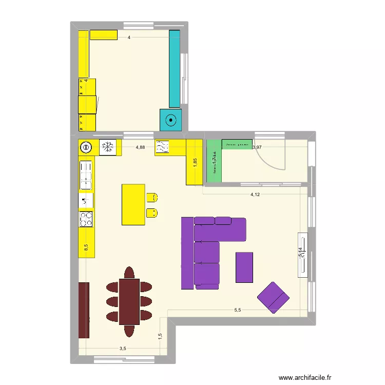 Cel2. Plan de 3  et 83 m²