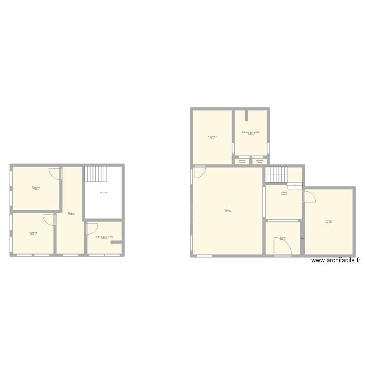 3 beds 2 baths. Plan de 0 pièce et 0 m2