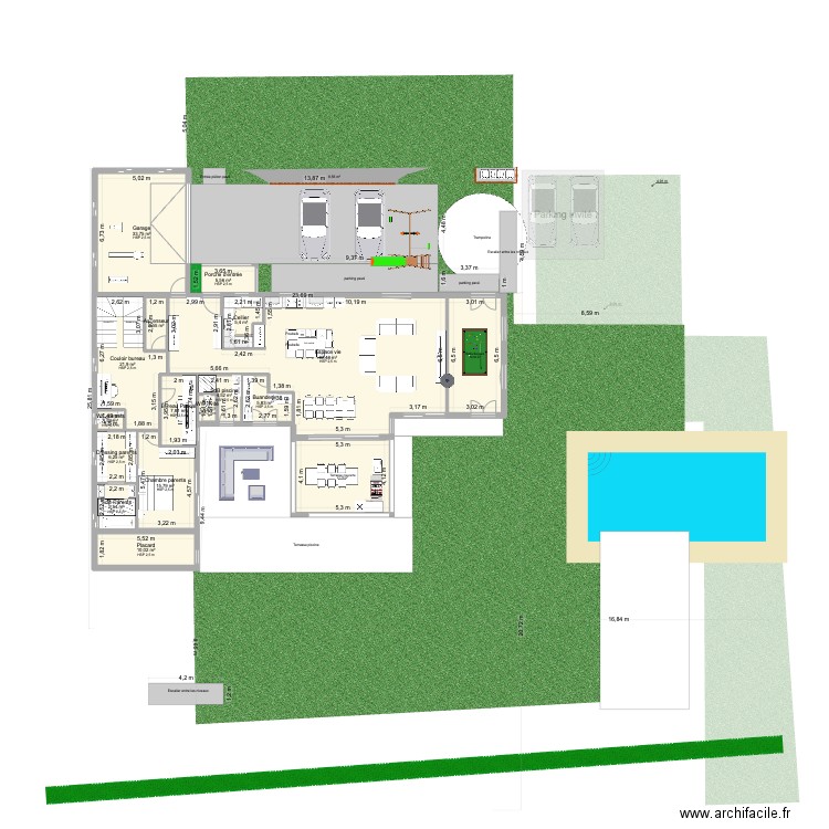 05.21.Val de cuberte. Plan de 42 pièces et 682 m2