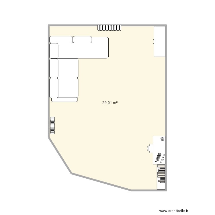 salon. Plan de 0 pièce et 0 m2
