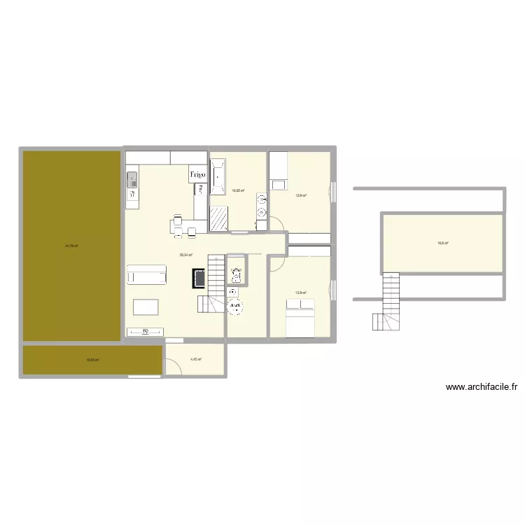 plan 1 maison A. Plan de 