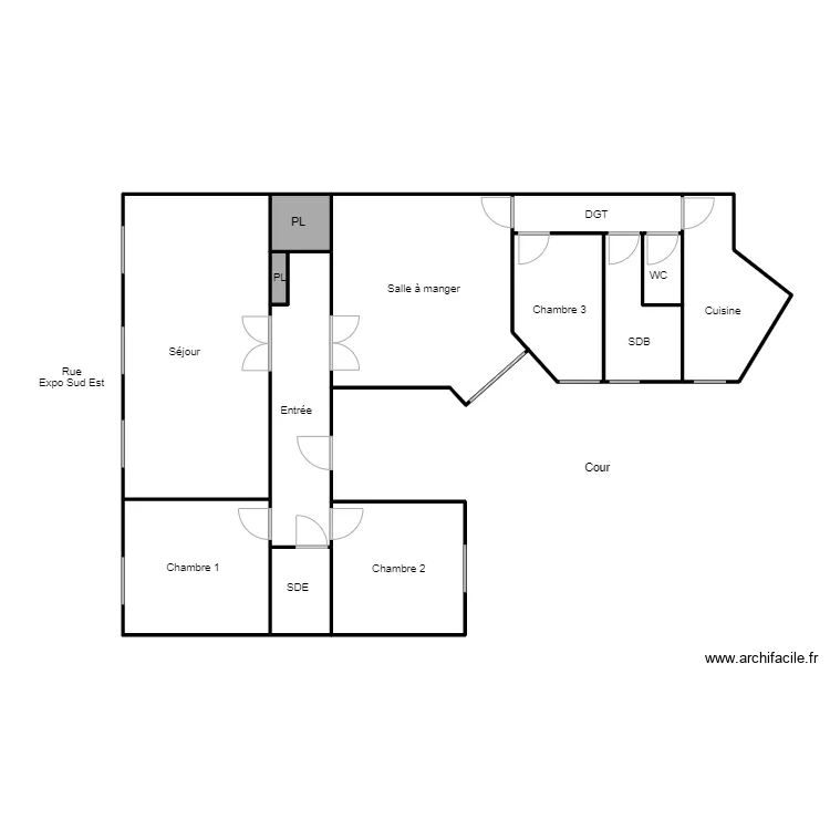Plan GOTLIB 3P. Plan de 
