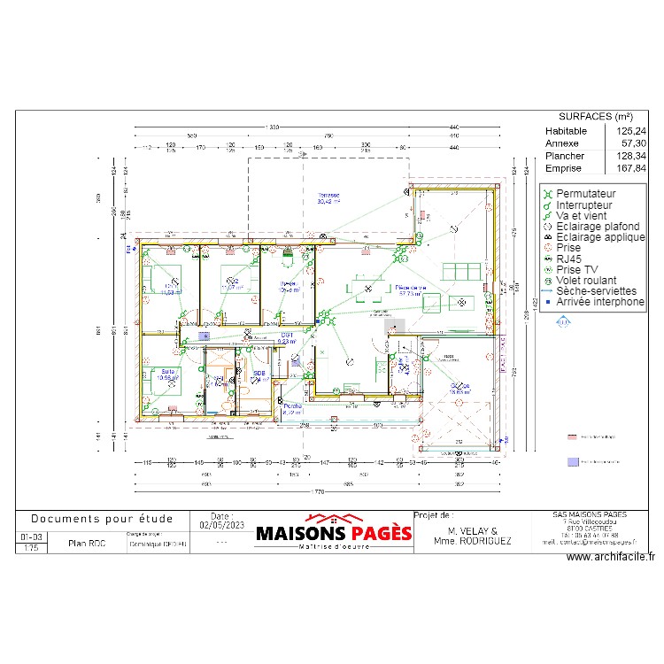 VELAY&RODRIGUEZ (Labège). Plan de 0 pièce et 0 m2