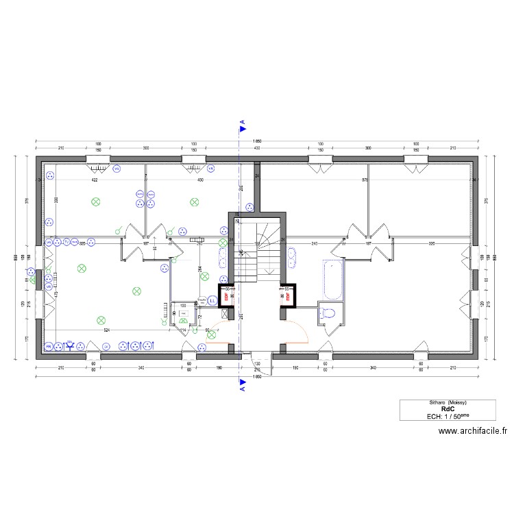 ferme rdc. Plan de 0 pièce et 0 m2