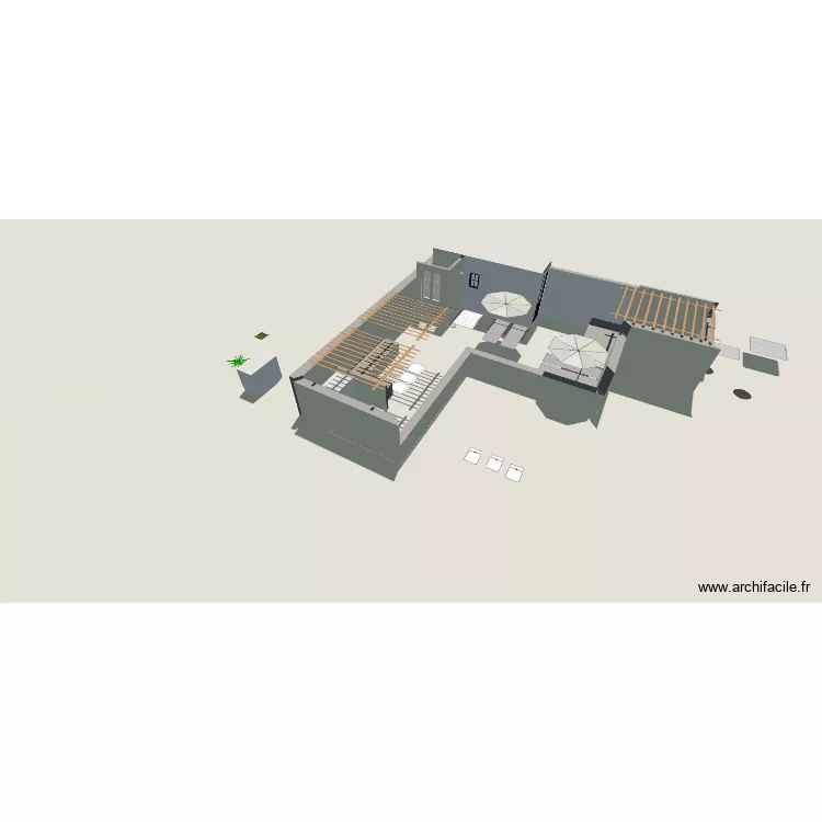 terrasse 2. Plan de 