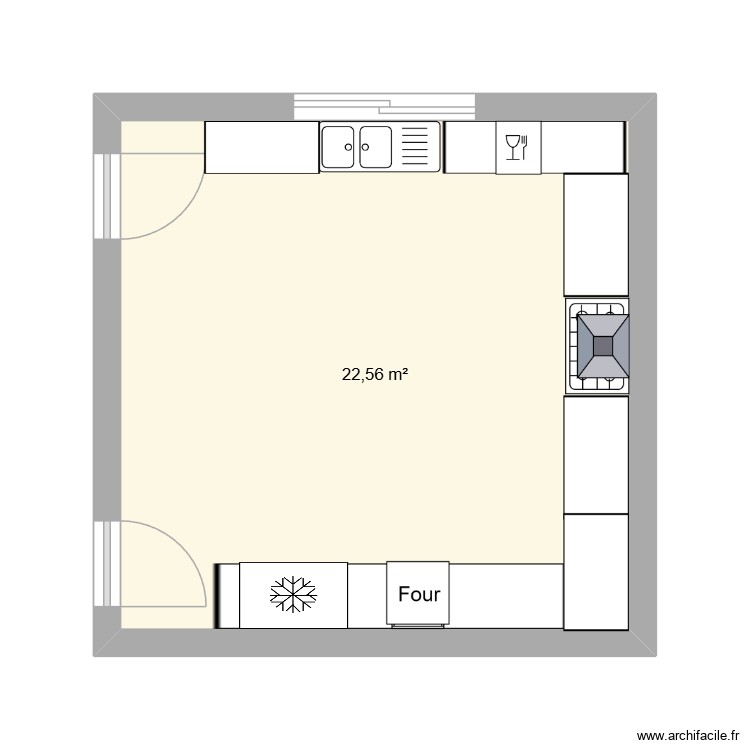 cuisine. Plan de 0 pièce et 0 m2 cuisine. Plan de 0 pièce et 0 m2