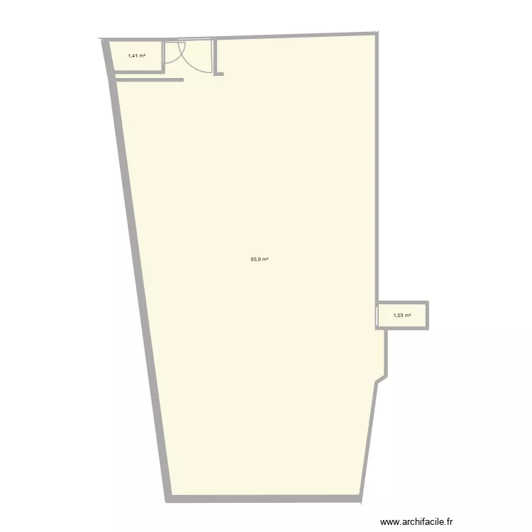 plan vide. Plan de 3 et 98 m² plan vide. Plan de 3 et 98 m²