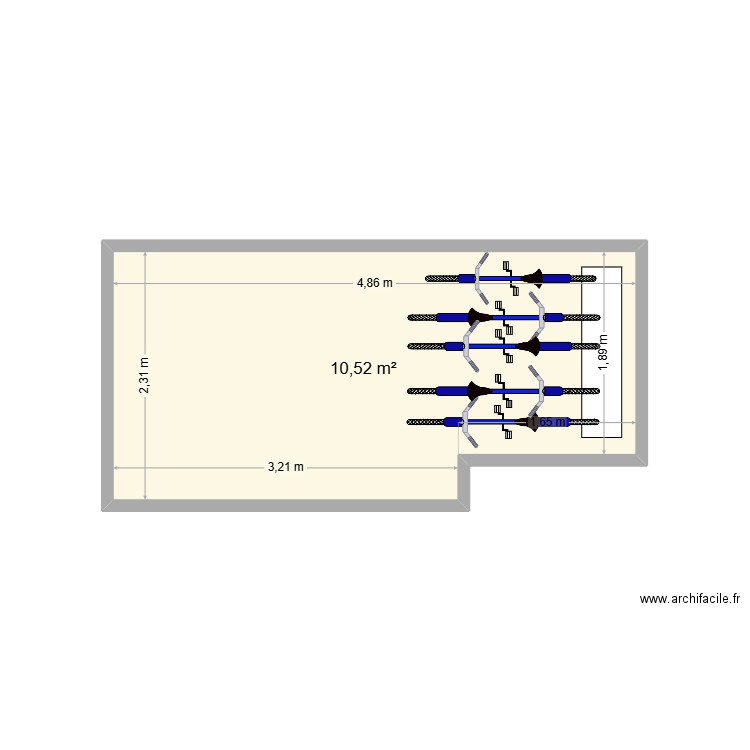 batiment A ARBOREA. Plan de 1 pièce et 11 m2