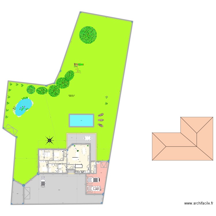 maison saint didier 60. Plan de 15 pièces et 1875 m2