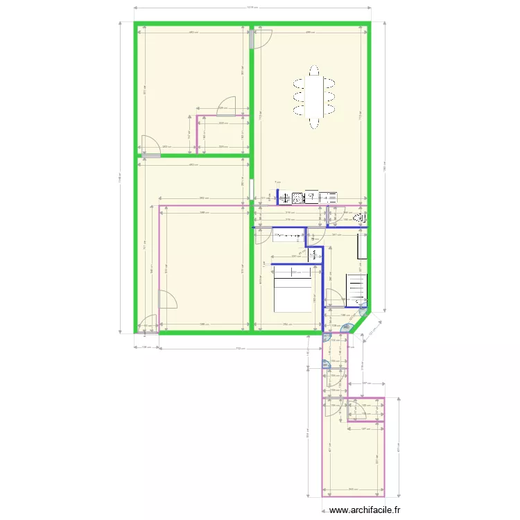 college ct. Plan de 14 pièces et 139 m² college ct. Plan de 14 pièces et 139 m²