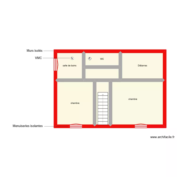 lauseille étage étaPE 1 ET 2. Plan de 6 et 43 m² lauseille étage étaPE 1 ET 2. Plan de 6 et 43 m²