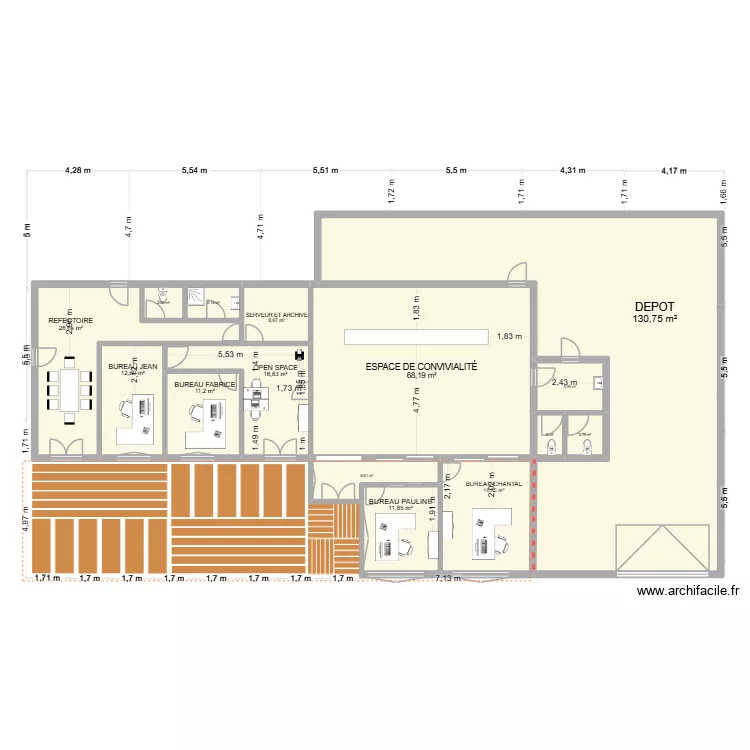 la tocade existant 1. Plan de 16 et 506 m² la tocade existant 1. Plan de 16 et 506 m²