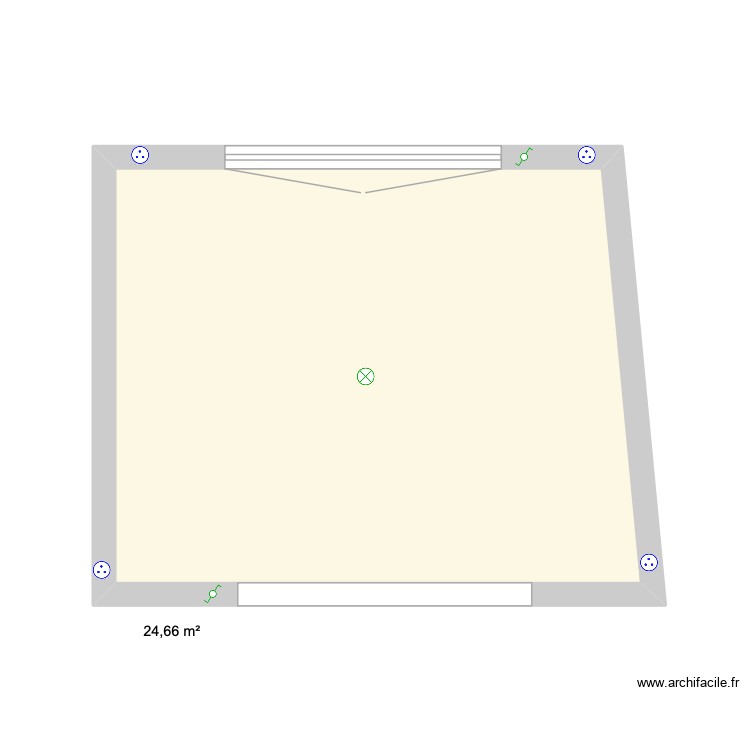 Salon cot&eacute; terasse. Plan de 0 pièce et 0 m2