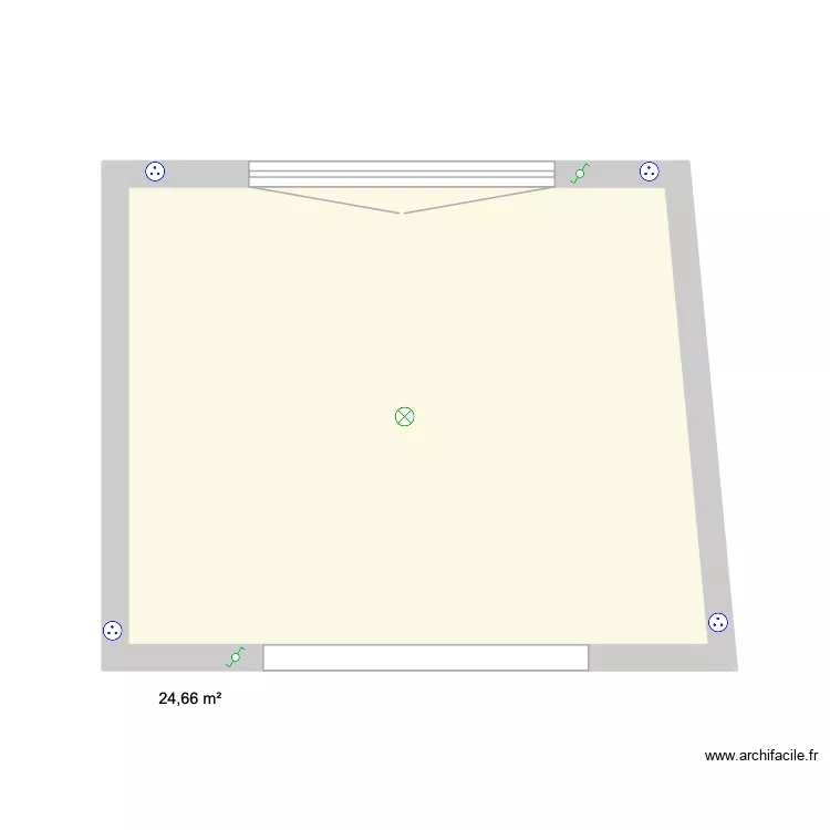 Salon coté terasse. Plan de 1 et 25 m² Salon coté terasse. Plan de 1 et 25 m²