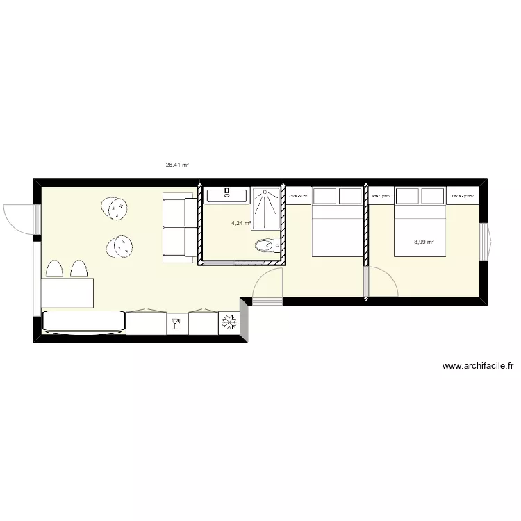 devoir 2 avec meuble. Plan de 