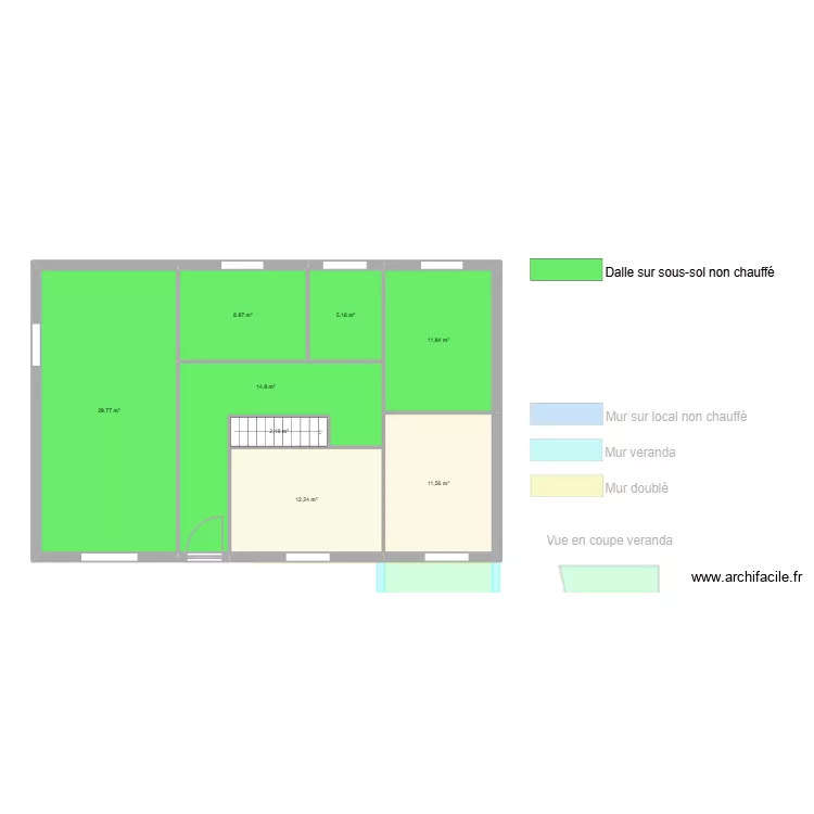 Garnier. Plan de 12  et 135 m²