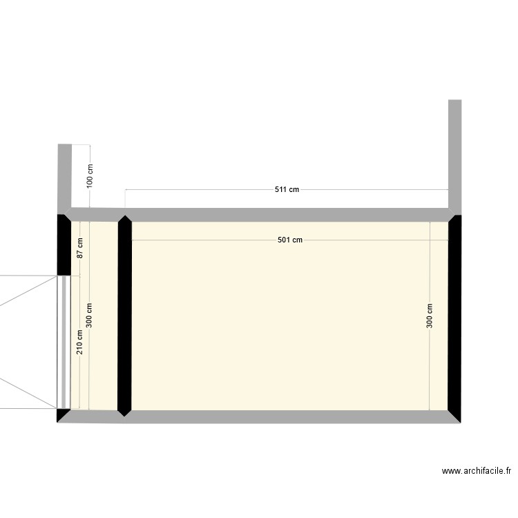 coupe gararge. Plan de 0 pièce et 0 m2