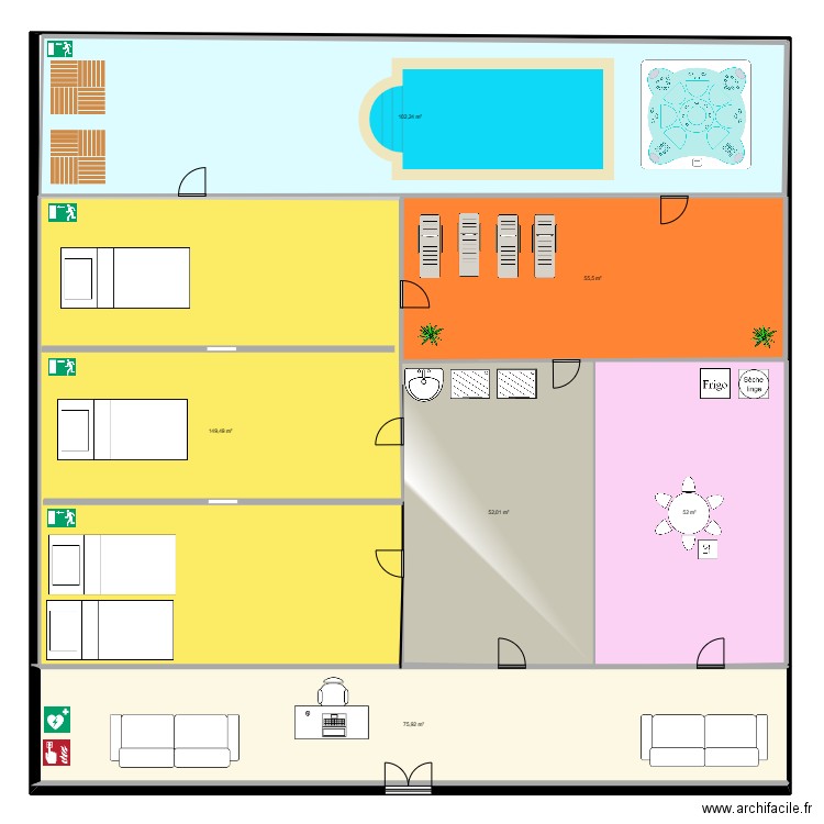 planEVAL. Plan de 6 pièces et 487 m2