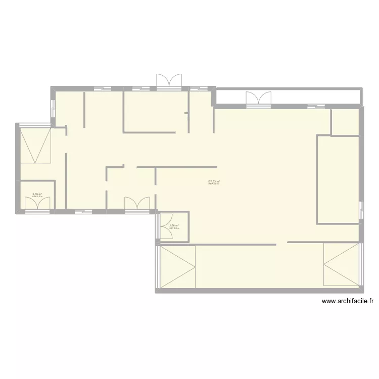 VIRET SEYNODS. Plan de 3 et 163 m² VIRET SEYNODS. Plan de 3 et 163 m²