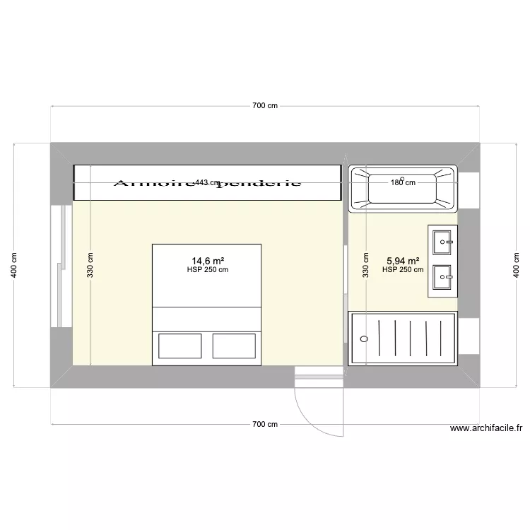 PLAN EXTENSION PLOUBALAY. Plan de 