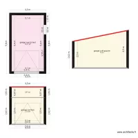 plan garage 20metre carr&eacute; bob